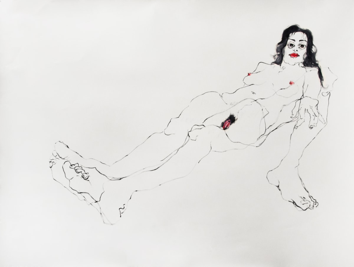 At the bottom of the Woman’s belly is a little bank called a mountain of pleasure near the well-spring by Mel Reese 