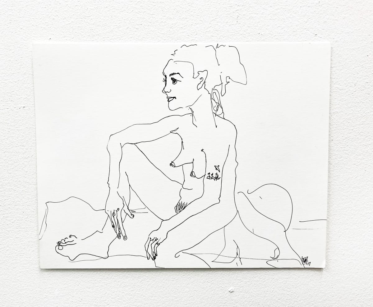 Laurel Sketch no.4 by Mel Reese 