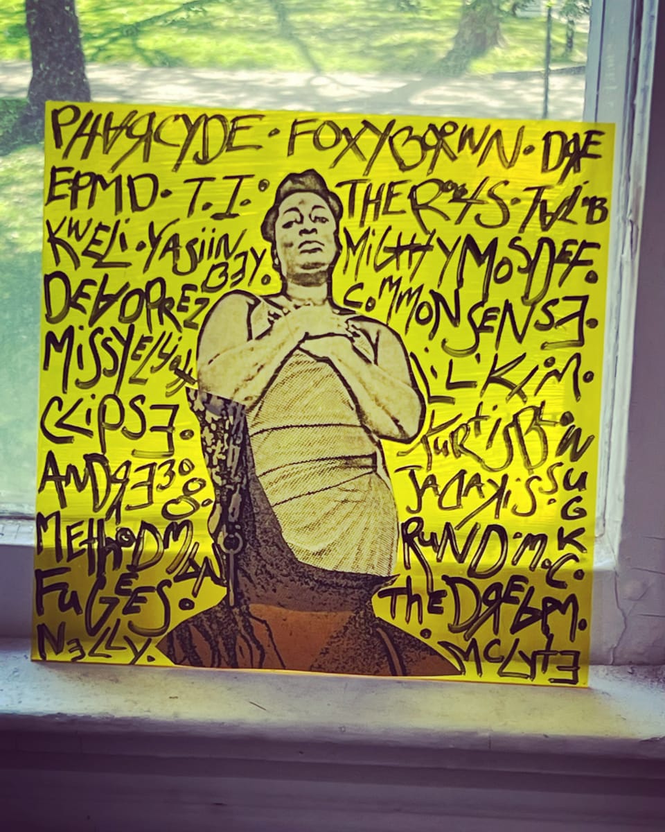 'Record Jacket' in Yellow by Courtney Minor 