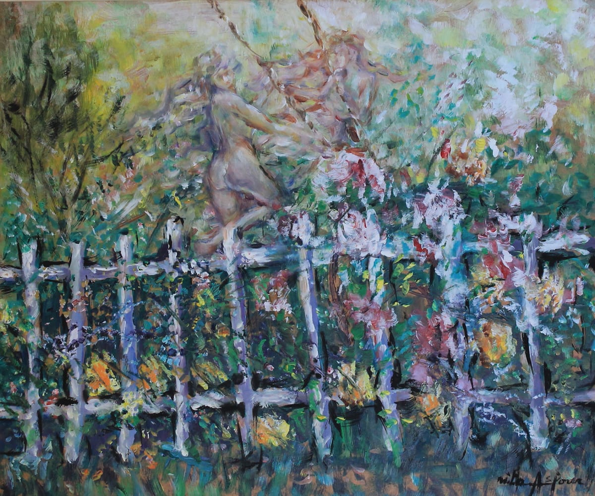 Angel Fence Cropped by Rita Asfour, Image 1.