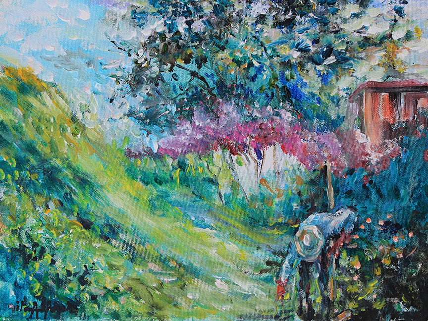 Backyard Cleaning by Rita Asfour, Image 1.