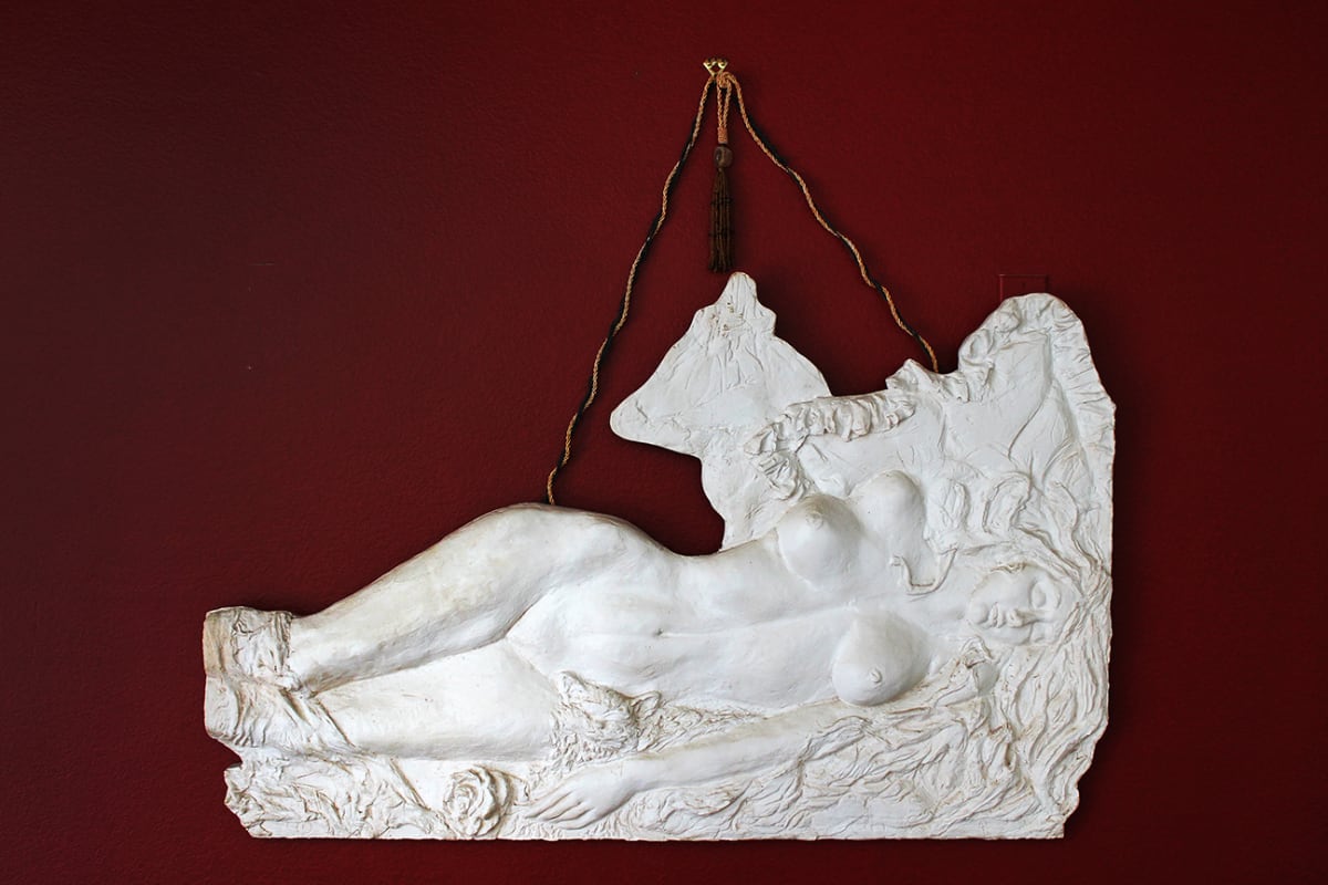 Reclining Woman Plaster by Rita Asfour, Image 1.