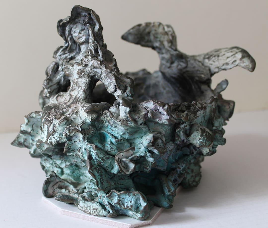 Bronze Tray by Rita Asfour, Image 1.