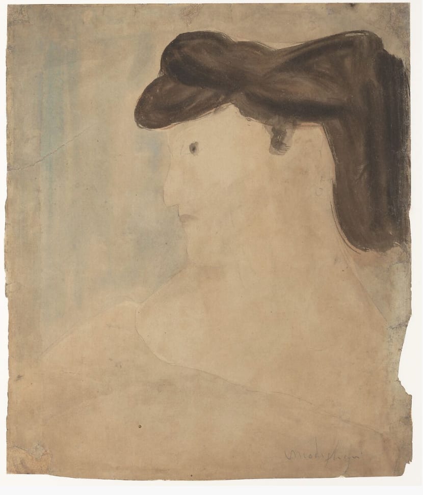 Woman in Profile by Amedeo Modigliani 