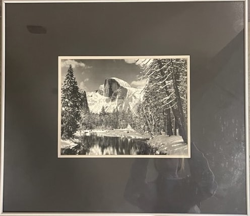 Half Done, Merced River, Winter, Yosemite National Park by Ansel Adams  Image: Front