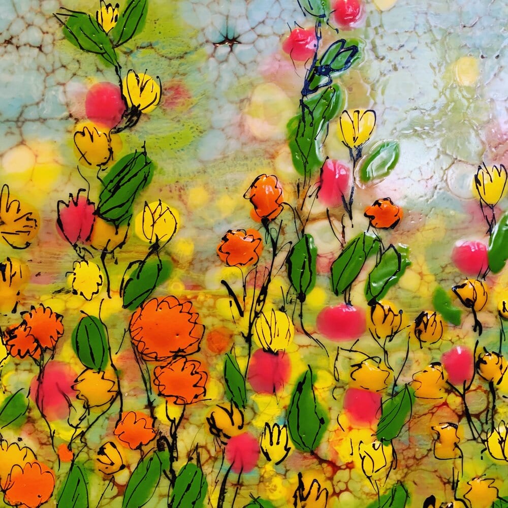 Flowers and Ink by Laura Drew Art 