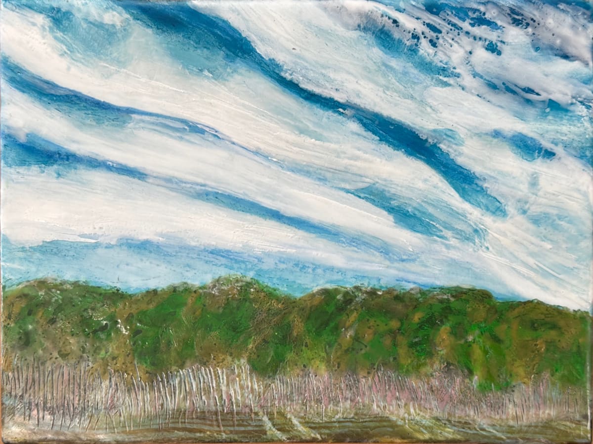 Summer Clouds by Laura Drew Art 