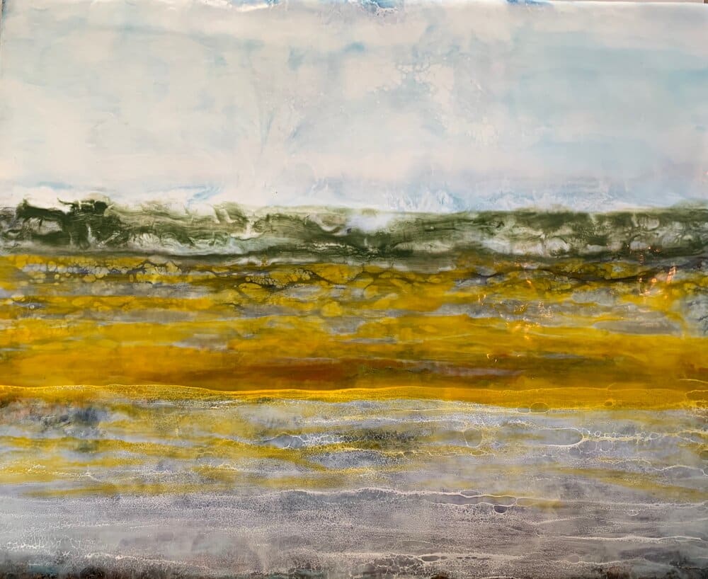 Orange Stripe by Laura Drew Art 