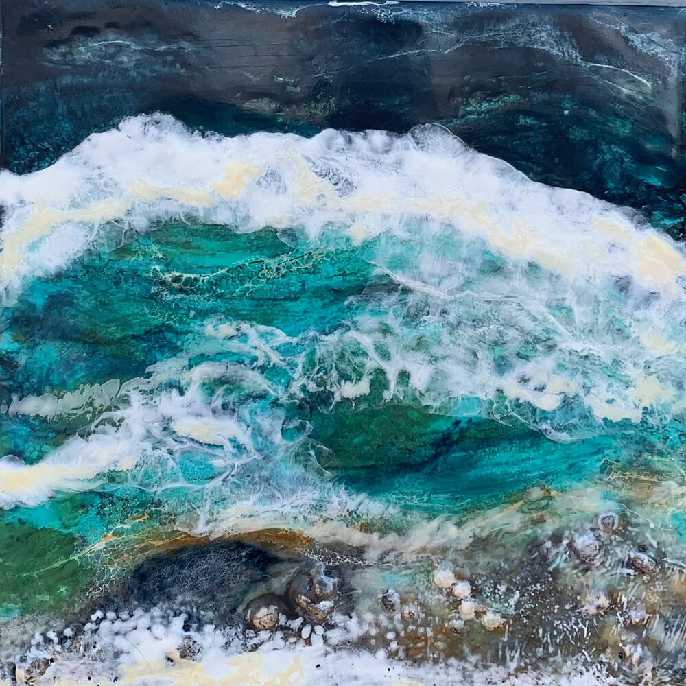 Deep Beach by Laura Drew Art 