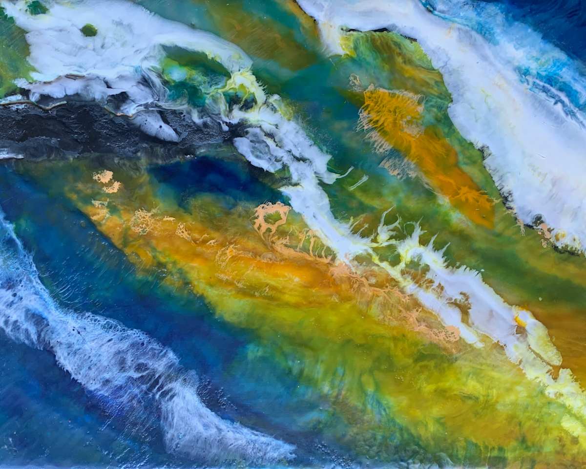 Geothermal 2, framed by Laura Drew Art, Image 3.