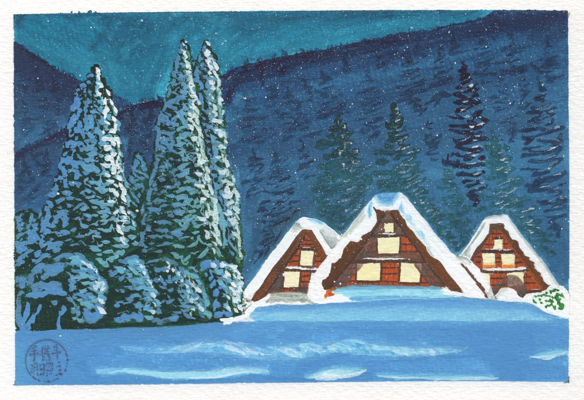 Winter in Gifu prefecture by Dave Astels 