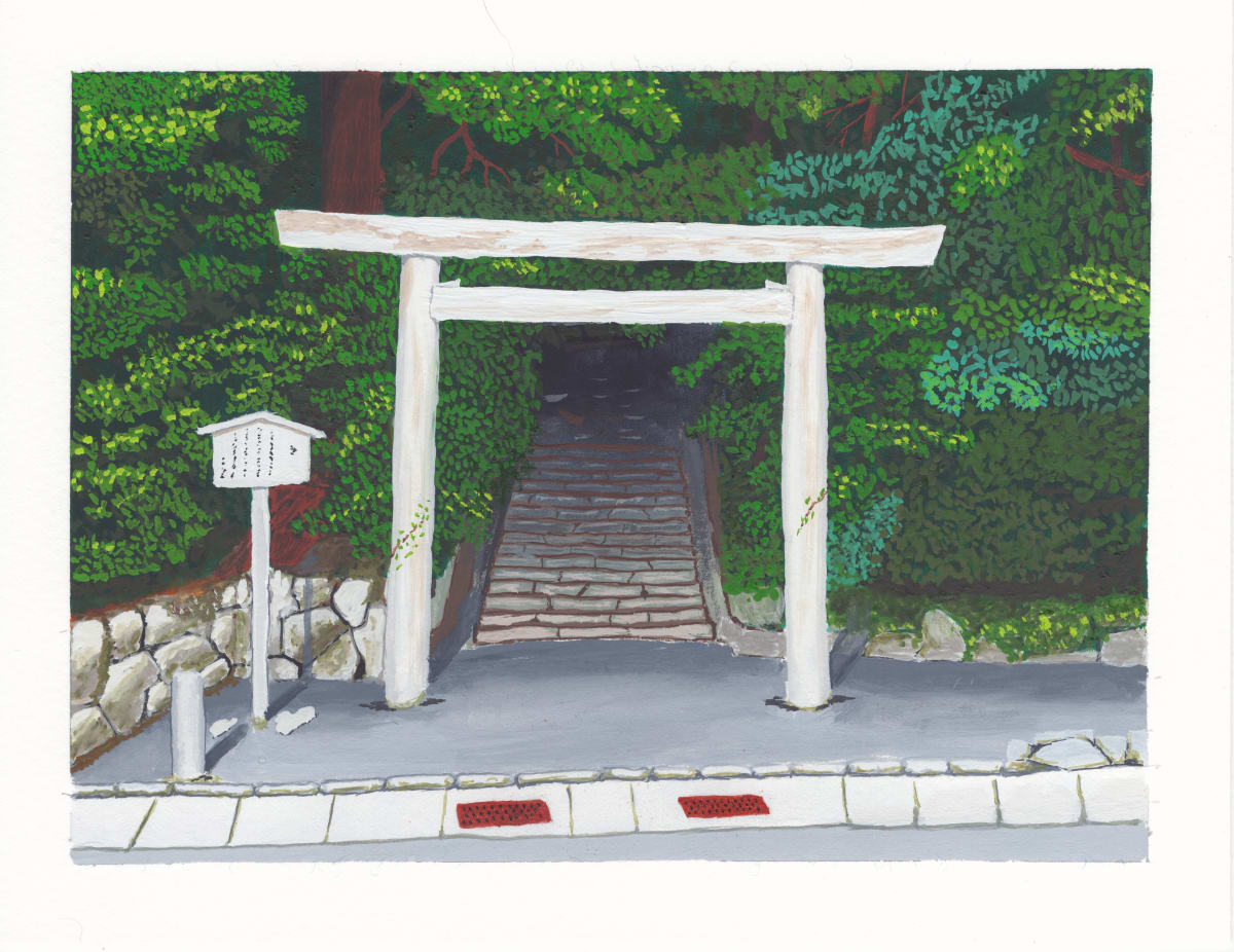 Saminaga Shrine Torii by Dave Astels 