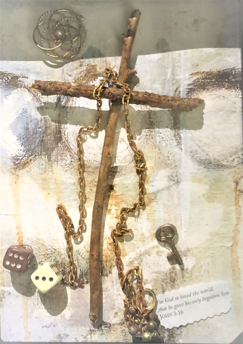 Twig Cross: Easter by Kathryn Redden, Image 1.
