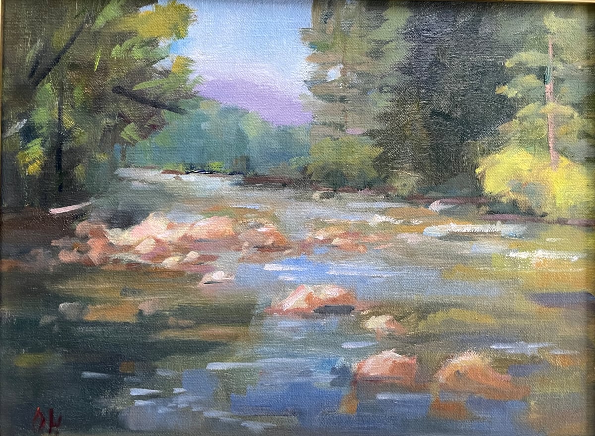 Teton River - A Good Walk by Olga Hegner 