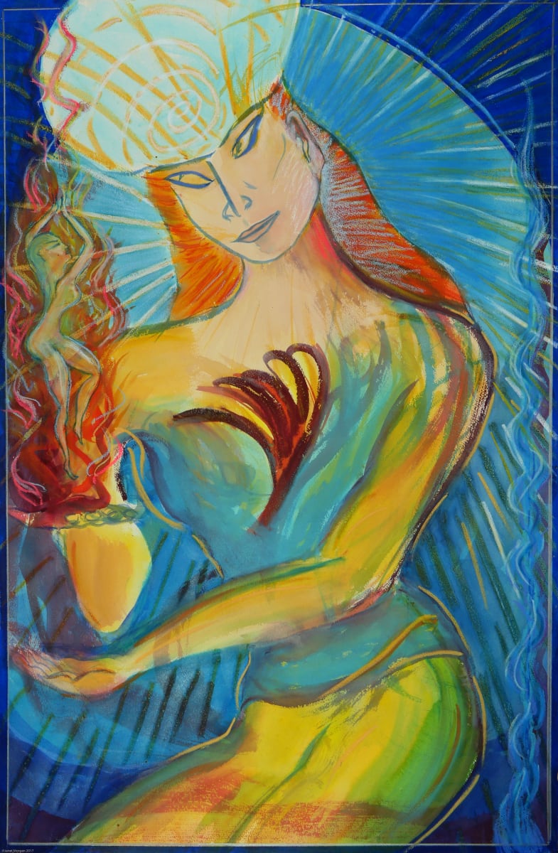 Goddesses Conferring by Janet Morgan 