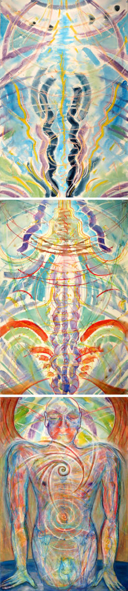 Mysteries -  Top Chakra Man by Janet Morgan 