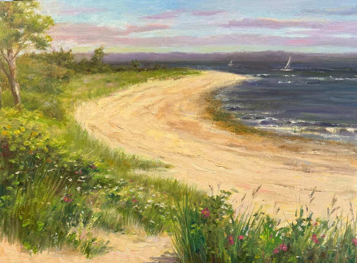Beach at Caumsett Park by Denise Franzino 