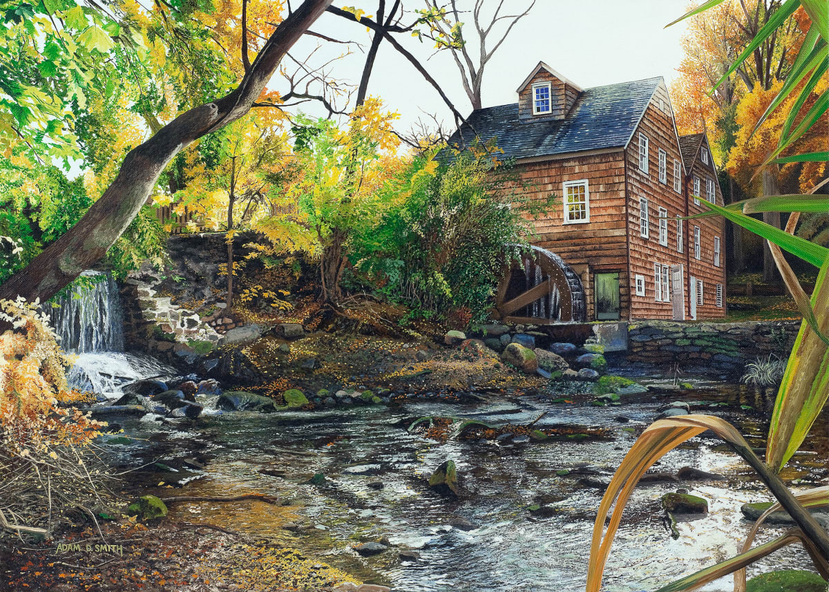 Stony Brook Grist Mill by Adam D. Smith 