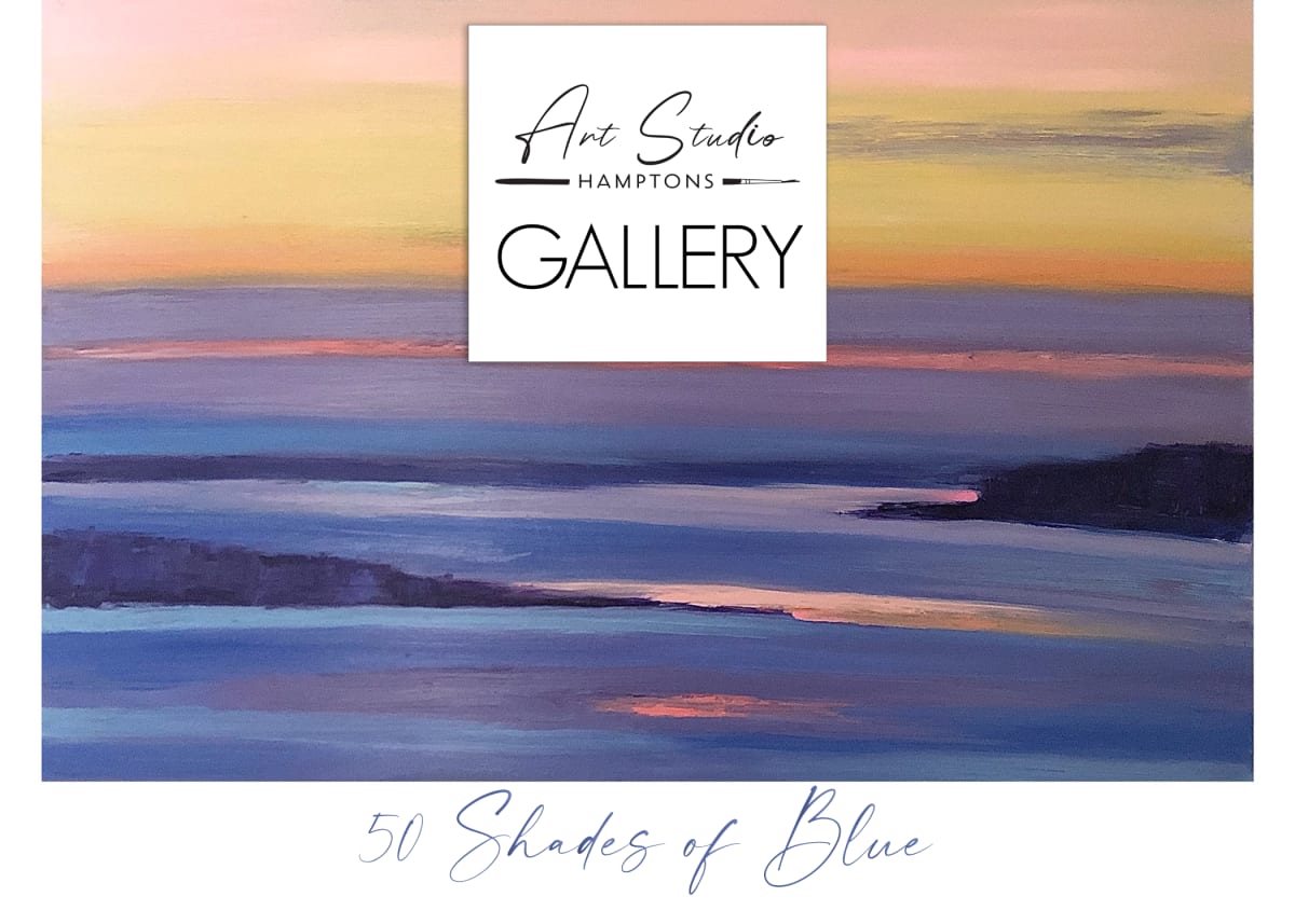 '50 Shades of Blue' art exhibition at Art Studio Hamptons Gallery in Westhampton Beach.