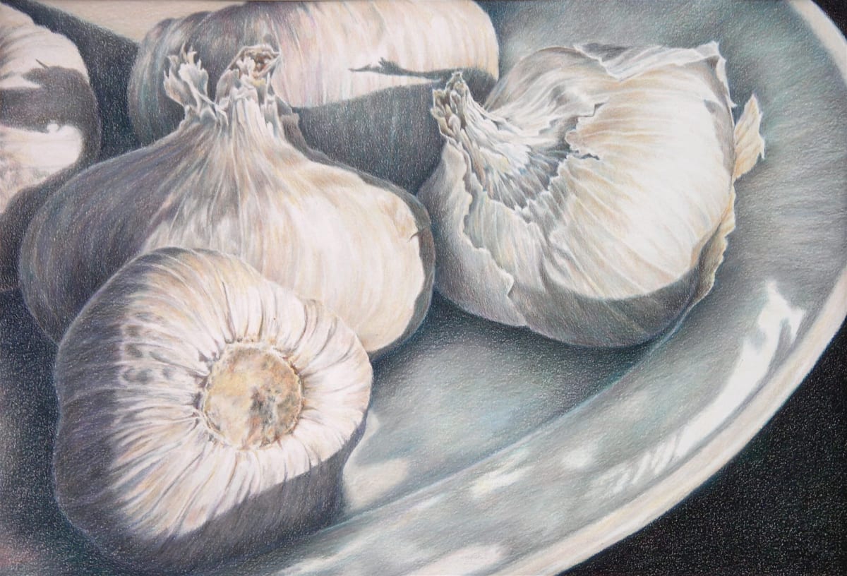 Garlic 5 by Eileen Baumeister McIntyre  Image: Garlic 5