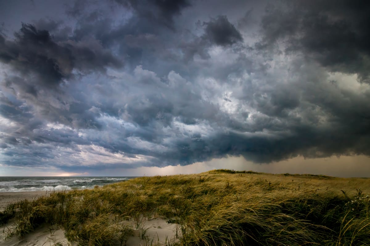 Approaching Storm, Westhampton by Michael Donnelly 