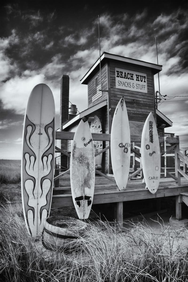 Beach Hut Amagansett by Gerry Gilberti 