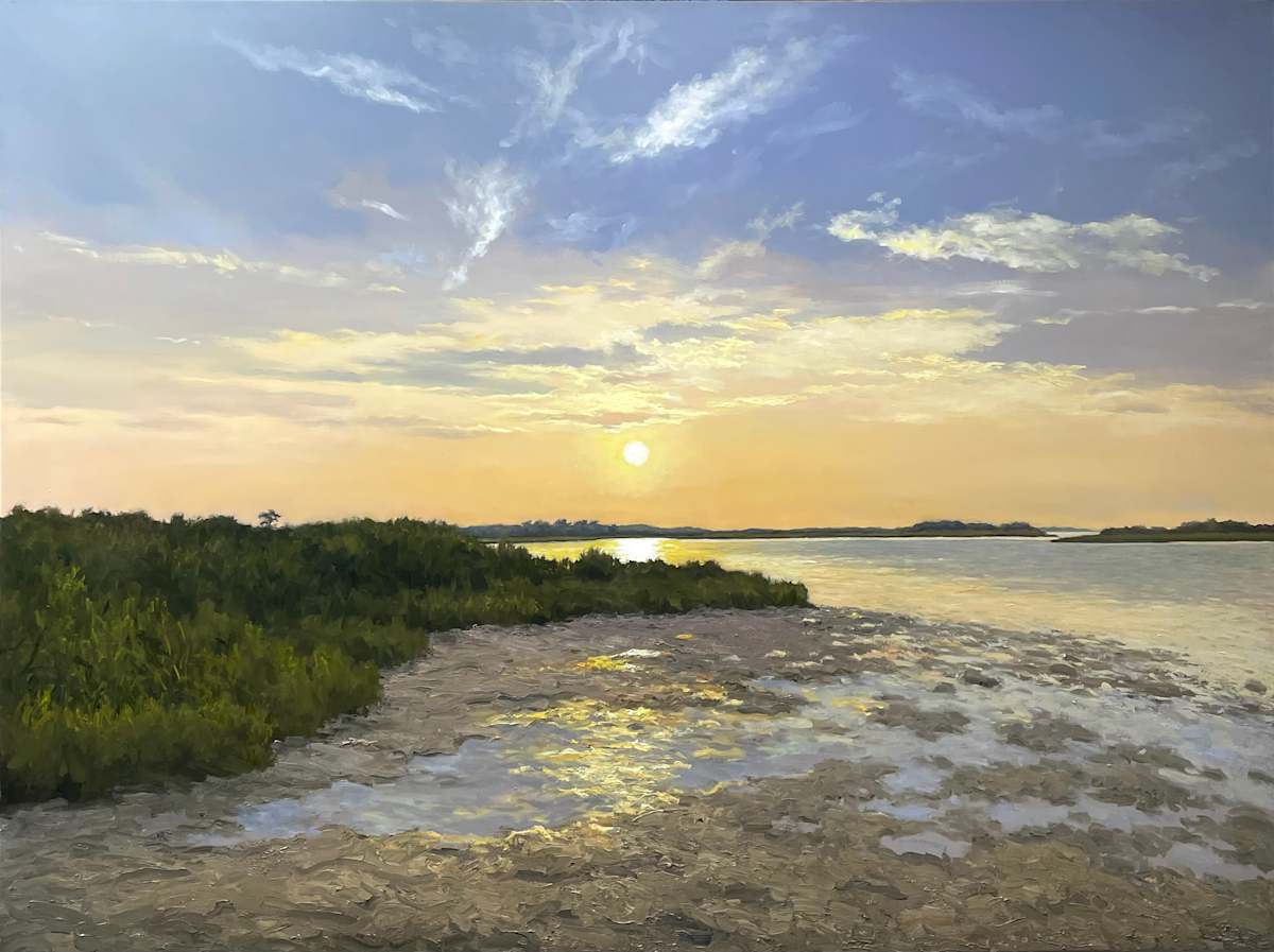 Sunset, Low Tide by David Peikon, Image 1.