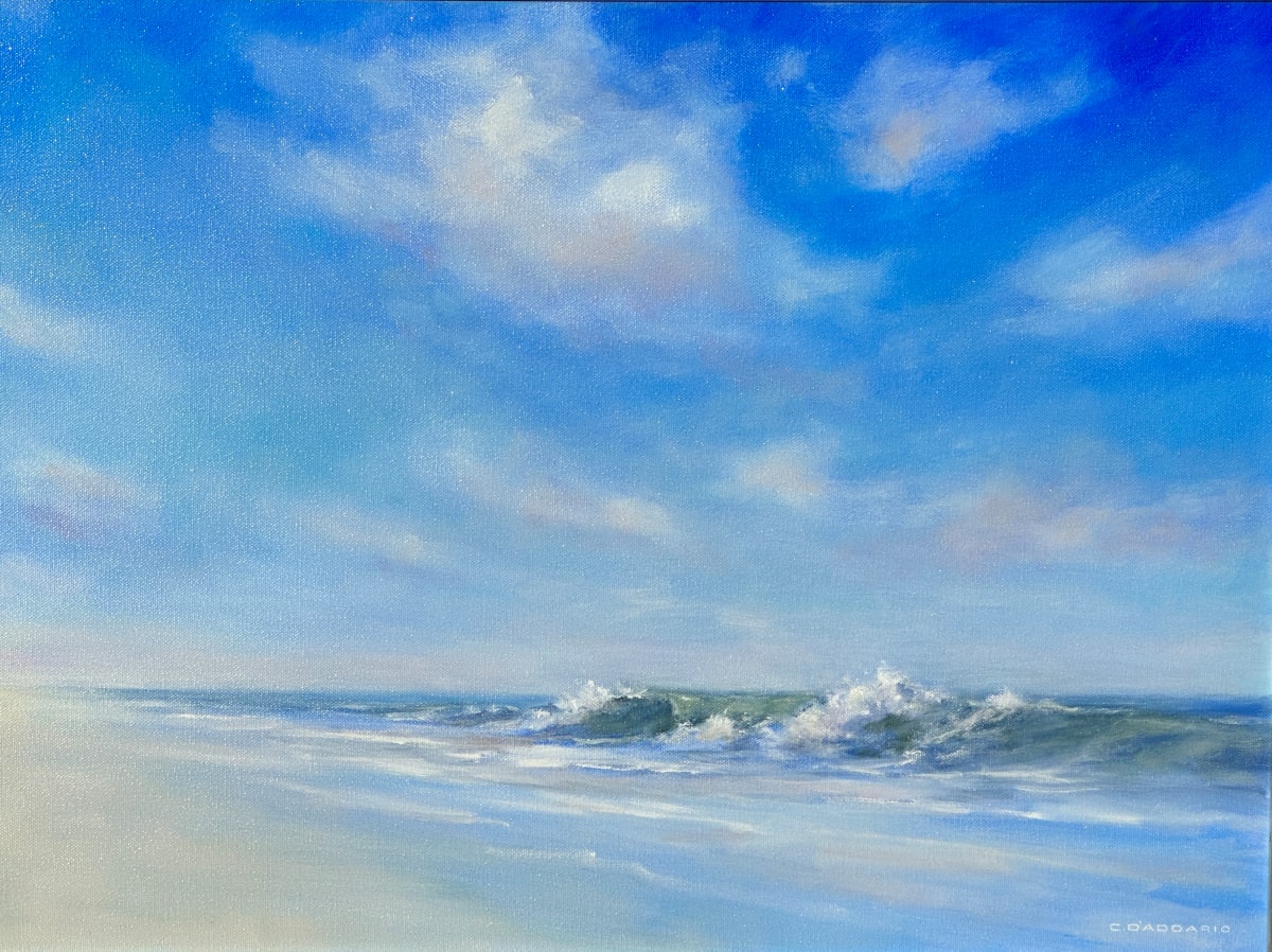 Hamptons Beach Day by Christine DAddario 