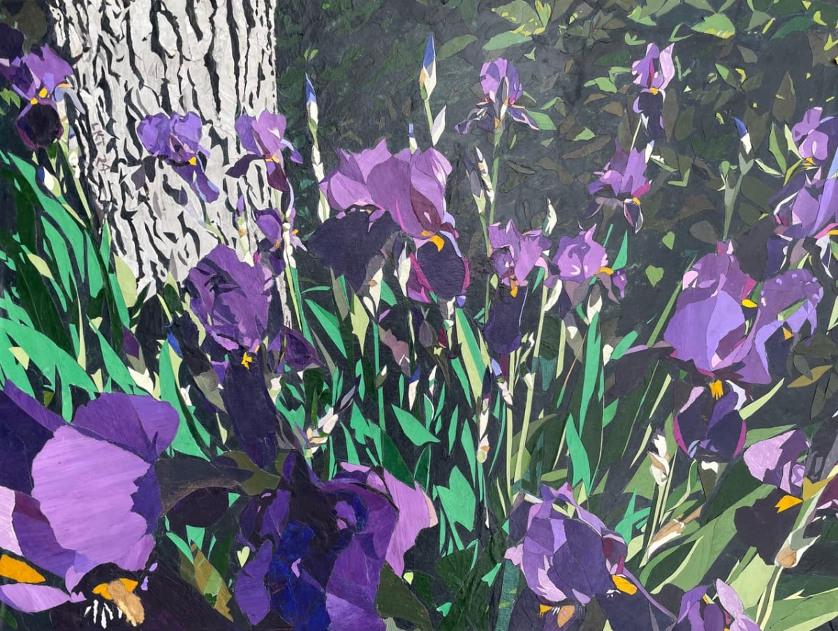 Nadia's Irises by Leah Tomaino 