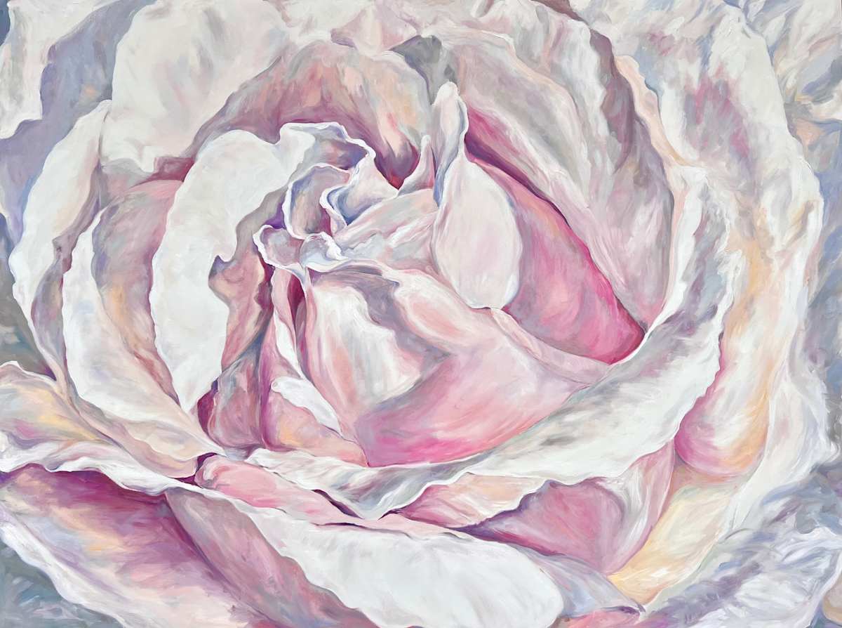 Pink Rose by Eileen Baumeister McIntyre, Image 1.
