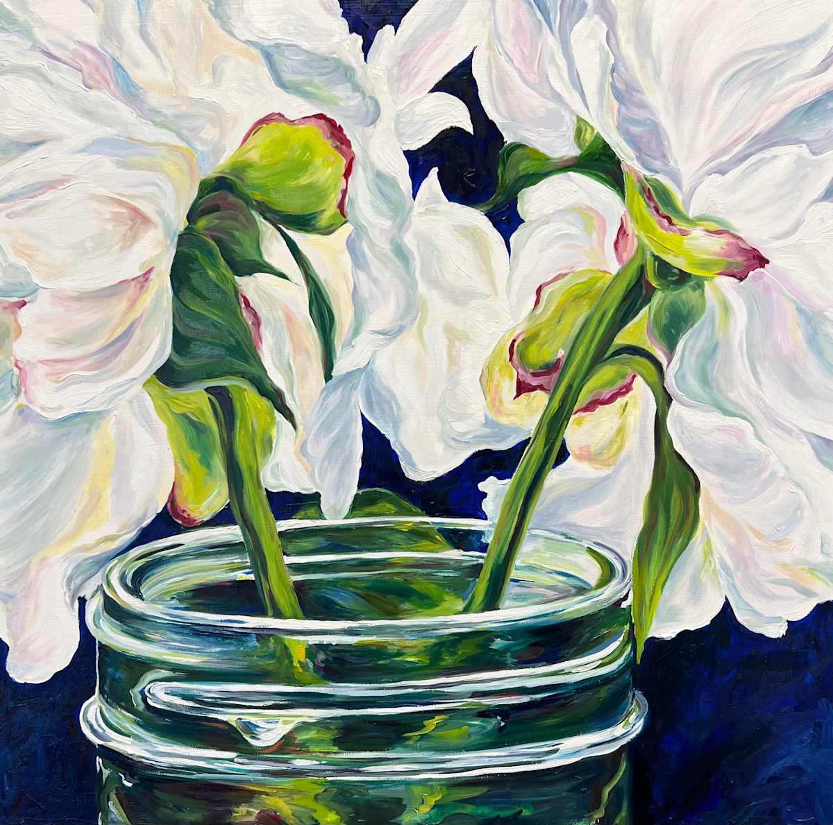 Peony Stems by Eileen Baumeister McIntyre, Image 5.