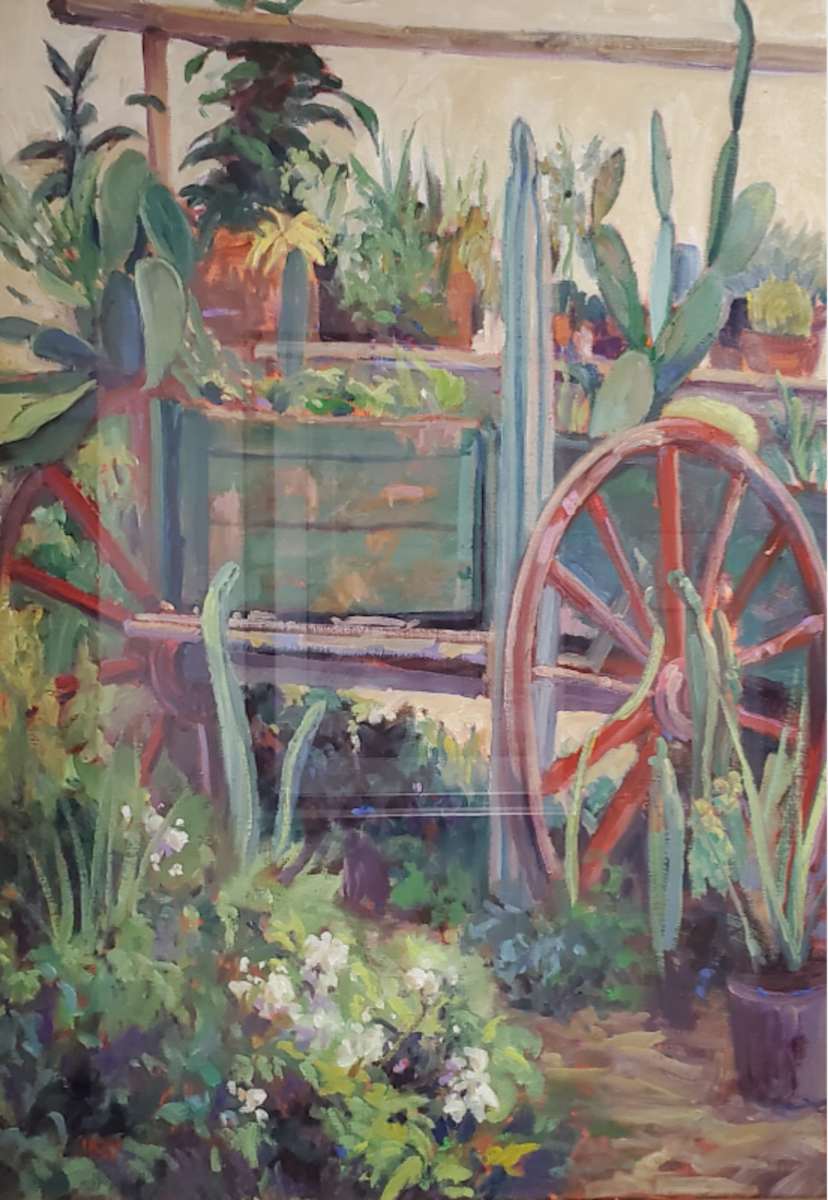 Cactus Cart by David Curry 