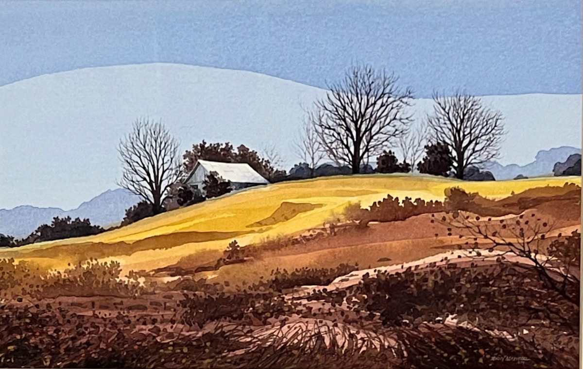 Hillside Landscape by Terry Maxwell 