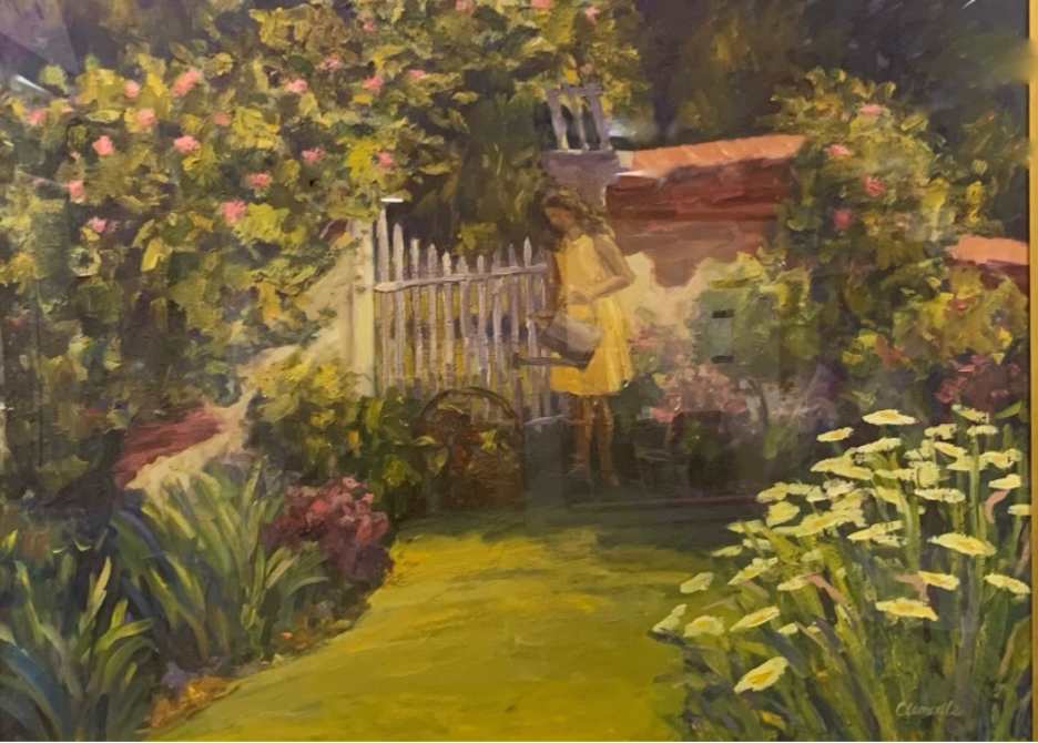 In the Garden by Debra Clemente 