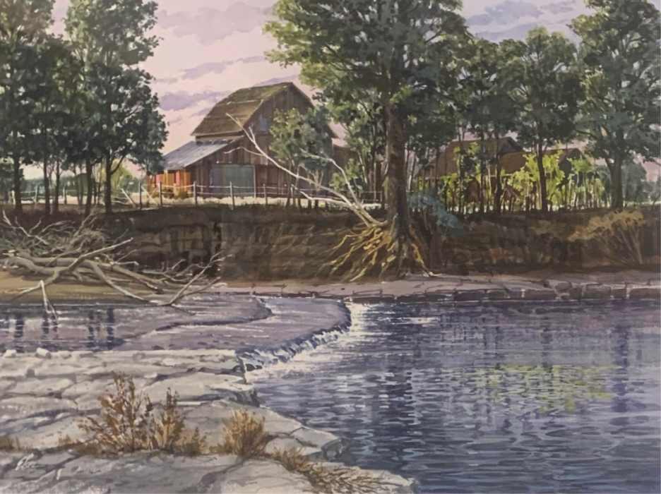 Low Water by Wilbur Elsea 