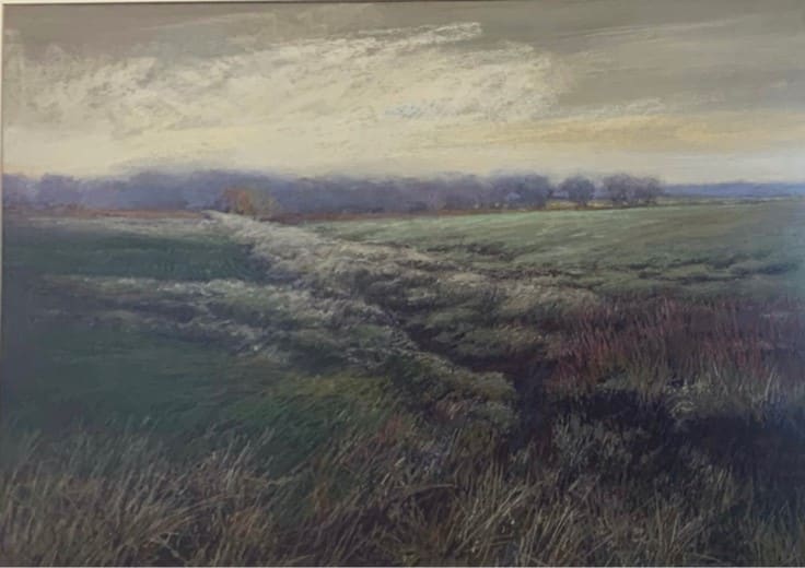 Two Fields by Paola by Donna Aldridge 