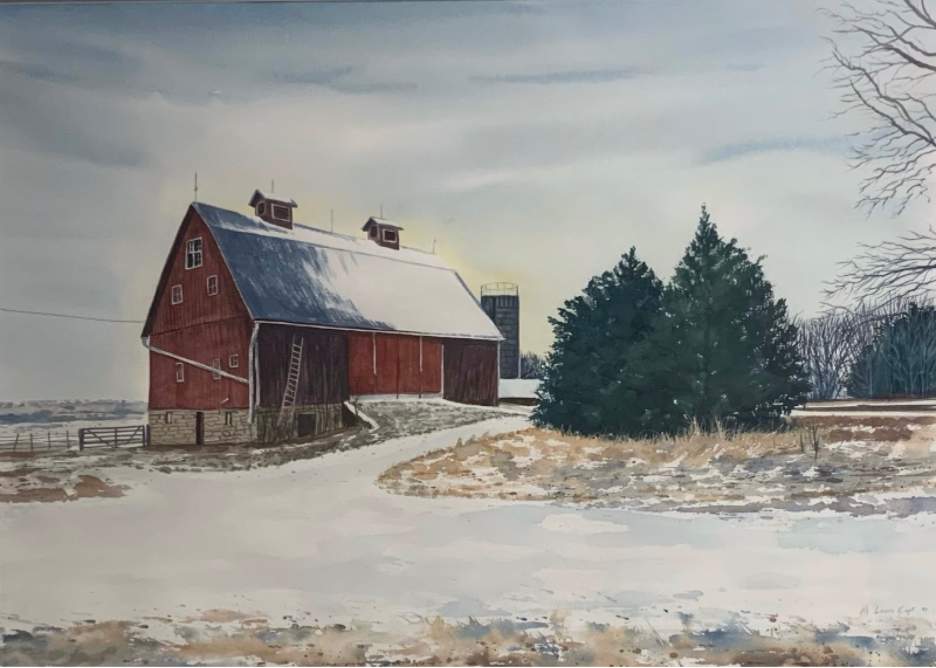 Red Barn West of Topeka by Louis Copt 