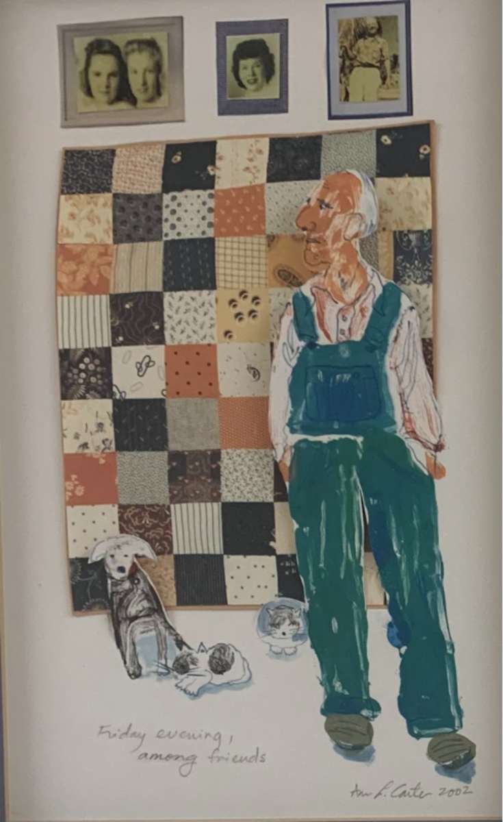Saturday, Evening Among Friends by Ann Carter, Image 1.