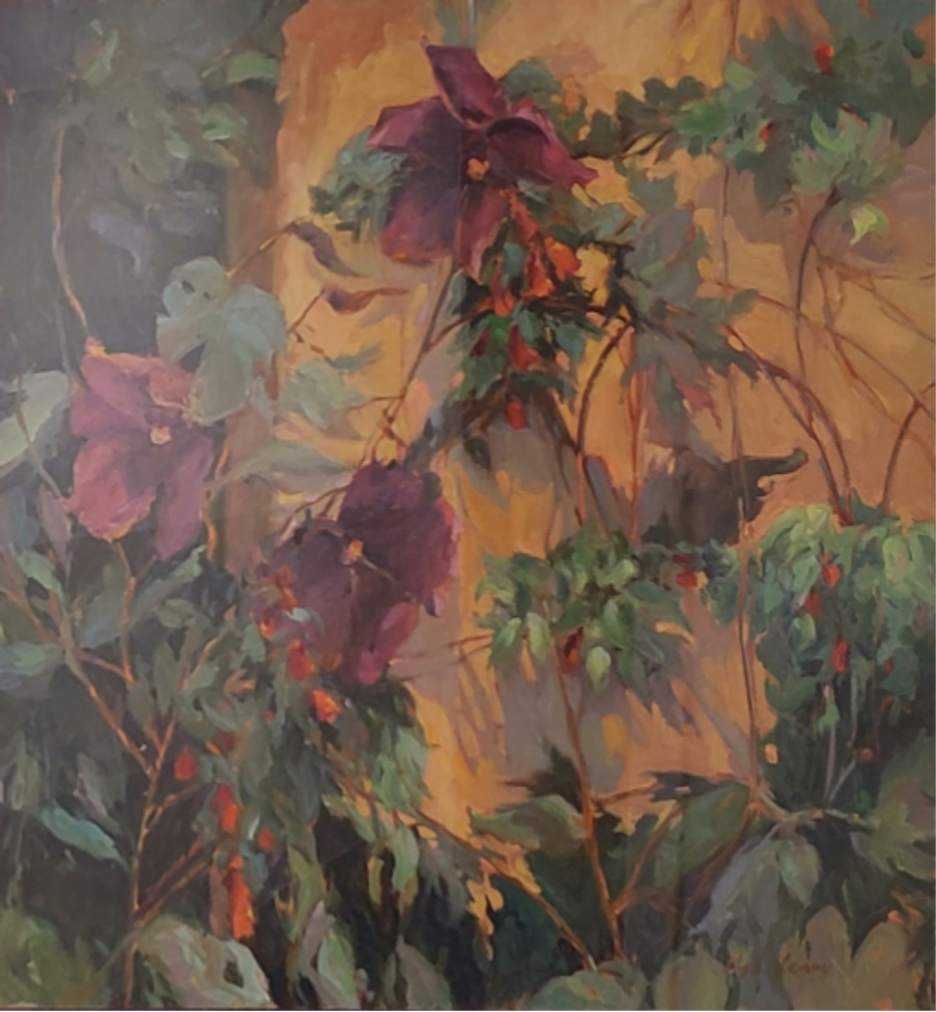 Vining Wall by Barbara Cleary 