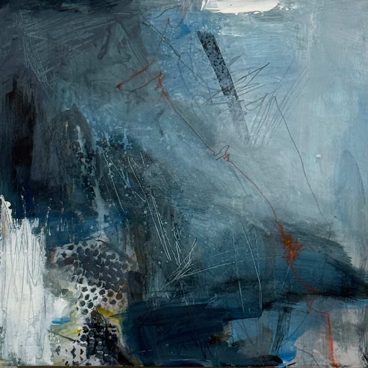 Blue Abstract I by Kelly Dillard, Image 5.