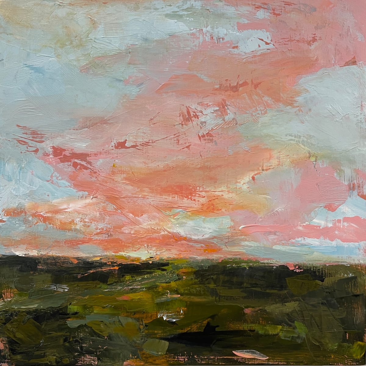 Landscape in Pink I by Kelly Dillard 
