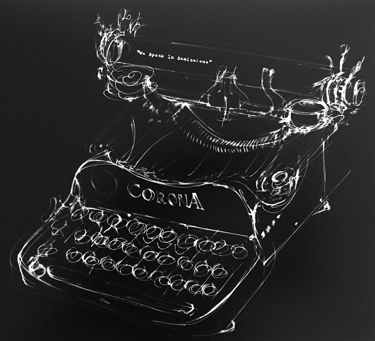 We Speak In Semicolons / Typewriter 1/50