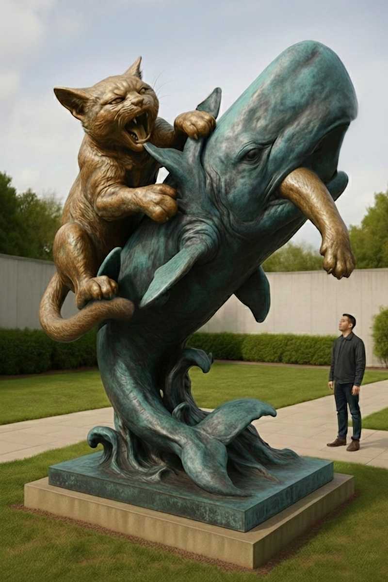 Roaring Kitty vs Whale by Brendon McNaughton, Image 1.