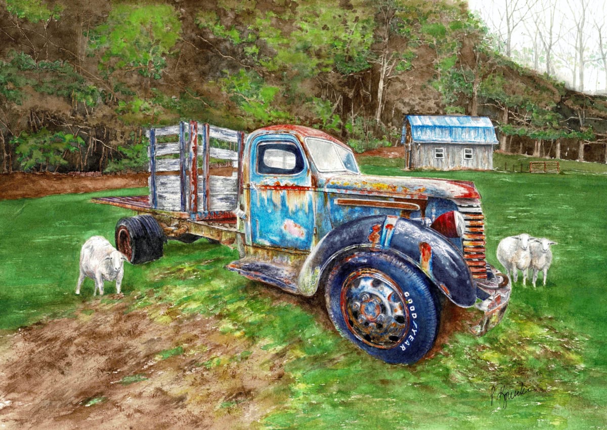 Truckin Sheep by Pat Konicki 