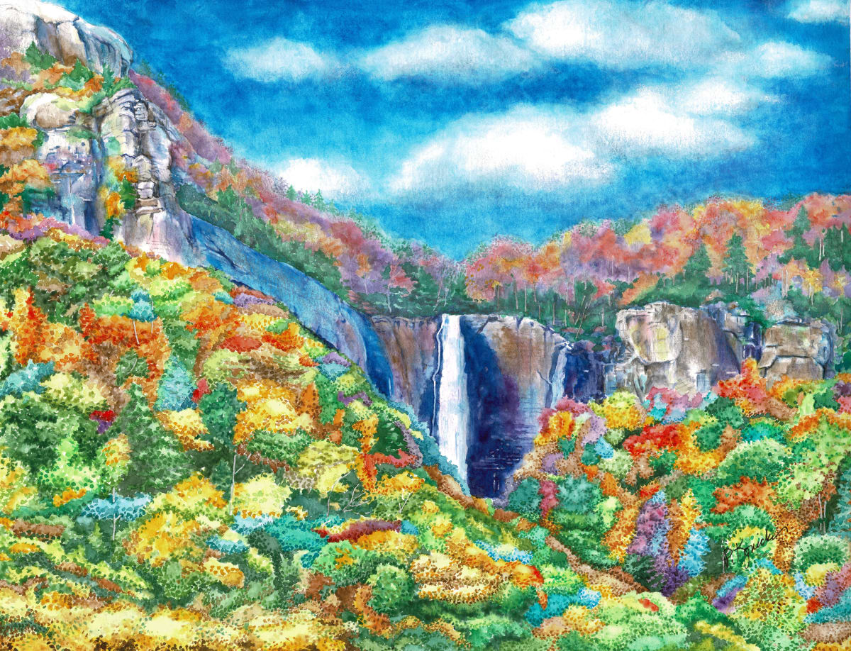 Hickory Nut Falls by Pat Konicki 