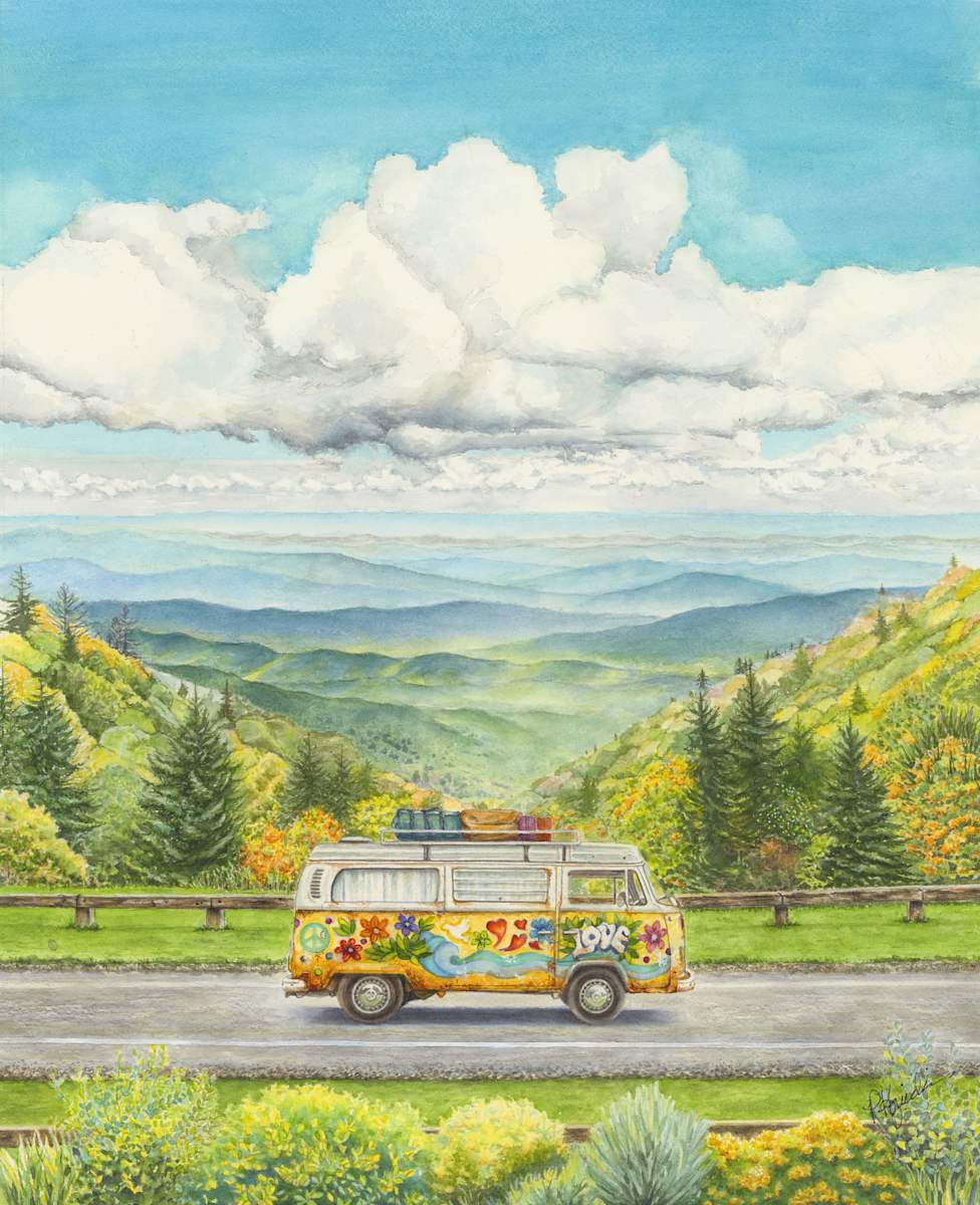 Hitchin' a Ride by Pat Konicki 