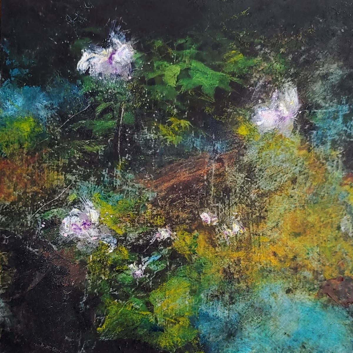 Trilliums in the Rain 