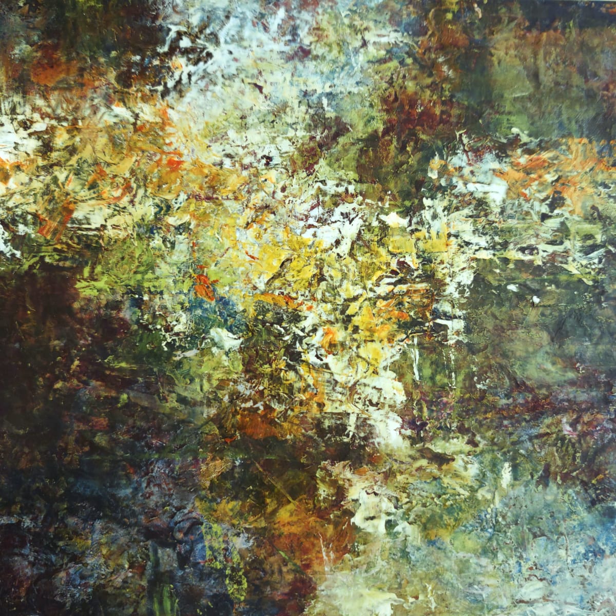 BENEATH THE FALLS, II by Mary Mendla 