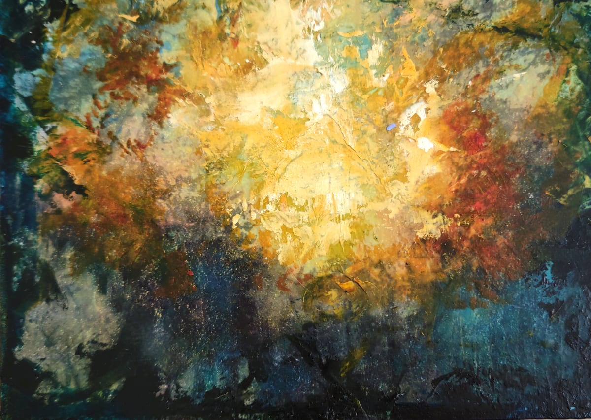 LIGHT IN THE FOREST, V by Mary Mendla 