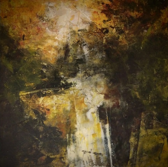 Moonlit Falls by Mary Mendla, Image 1.